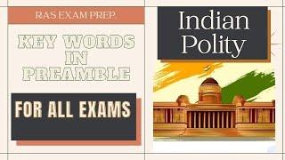 Preamble Key Words- Sovereignty Republic RAS UPSC IAS SSC Exams  Indian polity  Gargi Classes