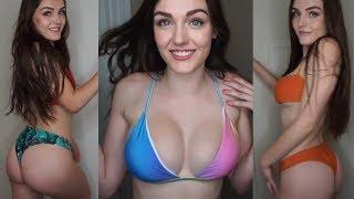 Bikini Try On Haul  Best Of Ally Hardesty