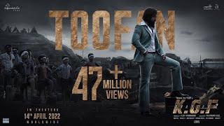 Toofan Lyrical Hindi  KGF Chapter 2  Rocking Star Yash Prashanth NeelRavi Basrur HombaleFilms