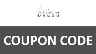 How to use coupons at Babyonlinedress