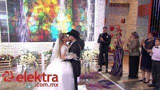 ¡José Carlos y Montse viven boda de ensueño  Enamorándonos  Presentado por Elektra