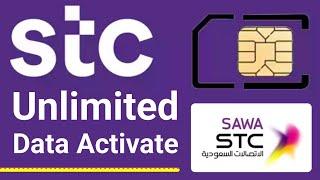 Stc Unlimited internet Package Activate  Stc All internet Package  Stc Mb Kaise Banaye  Stc Sawa