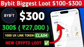 300$ Bonus Instant  New Crypto loot today  instant payment Crypto loot  Bybit Airdrop