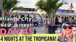 Tropicana Atlantic City NJ day 4 Beach Boardwalk Ballys Bingo Vue  Il Verdi & Forno pizza & gelato