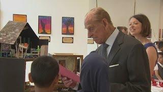 Prince Philip disgusted by childs handwriting during school visit