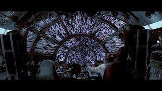 Star Wars The Empire Strikes Back - Falcon enters Hyperspace