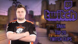 Snax Top 20 Twitch Clips CSGO