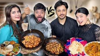 Couples Cooking Challenge With Sistrology   Kitchen Kharaab Kar Diya   HN Foods Wala Pareshaan 