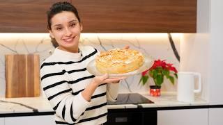 GORGEOUS PIE with apples “Veil of the Bride” Gascony apple pie