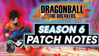 SURVIVORS GOT NERFED TO THE GROUND?? - Dragon Ball The Breakers 6.0 Patch Notes