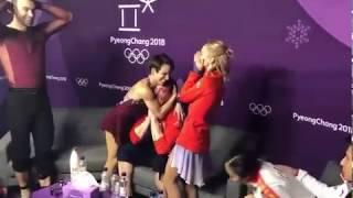 Aljona Savchenko and Bruno Massot - Winning Gold Pyeongchang 2018 Olympics - Reaction