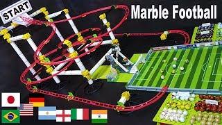 MARBLE FOOTBALL Tournament 16 Football teams - MARBLE SOCCER Sports Tournament