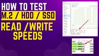 How to Check SSD NVME and HDD Read and Write Speeds on Windows