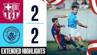 HIGHLIGHTS  BARCELONA 2-2 MAN CITY  Grealish OReilly Torre Victor Goals