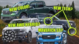 2025 Ford Maverick AWD Hybrid ST Trim New Tech Packaging And Color?