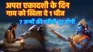 श्री कृष्ण कहते है अपरा एकादशी के दिन गाय को 1 चीज खिलाने से गरीबी दूर होती है  Apara Ekadashi