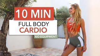 10 MIN CARDIO - Full Body Workout Sweaty Edition  special exercises not boring I Pamela Reif