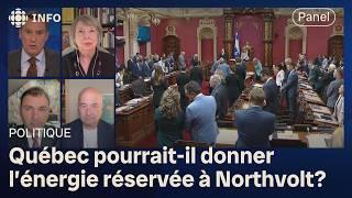 Panel politique  les déboires de Northvolt placent Québec sur la défensive