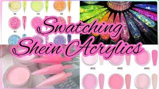 SWATCHING SHEIN ACRYLICS