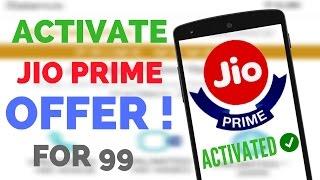 How to Activate Jio Prime Offer Successfully from Mobile 