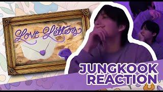 BTS 방탄소년단 Jungkook reacts to Love Letters Official MV ARMYs Song For BTS 2023