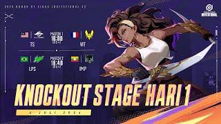 ID Honor of Kings Invitational Season 2 Knockout Stage Hari 1 - Bentrokan Tim-Tim Kuat