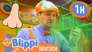 Blippi lernt über die fünf Sinne  Blippi Deutsch  Abenteuer und Videos für Kinder