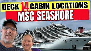 MSC Seashore Cabin Deck 14  Tall Mans Cruise Adventures