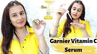 GIVEAWAY  How to use Vitamin C serum  Garnier vitamin C serum review  SWATI BHAMBRA
