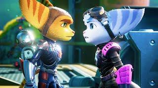 Ratchet Has a Crush on Rivet All Scenes - Ratchet & Clank Rift Apart PS5 2021