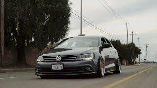 Royal Stance. VIP Bagged MK 6 Jetta  Art In Motion.