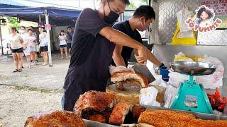 Amazing Cutting Skill - 4 hours sold out Roast Pork Malaysia Street Food