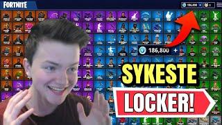 Har Eirik Dalen NORGES Største Fortnite Locker? 20.000+ kr  360+ Skins