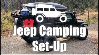 Jeep Camping Set-Up