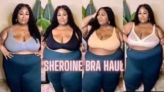 PLUS SIZE BRA FROM SHEROINE REVIEW & TRY ON HAUL  46 DDD