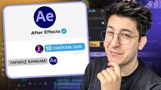 10 dkda SIFIRDAN After Effects 2024 ile Animasyon Öğren Edit Yapımı