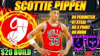 NEW $20 BUDGET SCOTTIE PIPPEN Build is a 2 WAY THREAT on NBA 2K24
