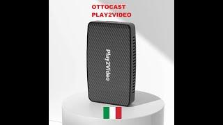  OTTOCAST Play2Video Wireless CarPlayAdattatore all-in-one per Android Auto