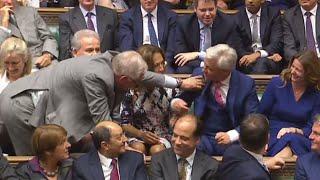 John Bercow dragged to the chair after re-election as Speaker