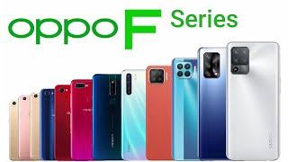 Oppo F series all models  Evolution 2016 - 2021