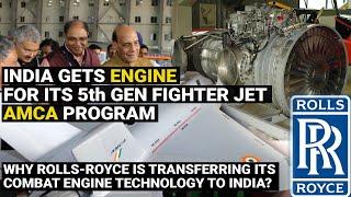 Roll Royce to be Indias Advanced Medium Combat Aircraft AMCA Engine Partner