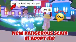 New Dangerous Scam in Adopt me *Be careful* 