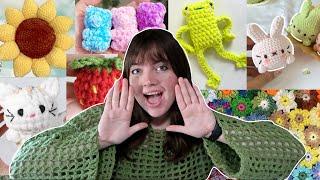 50 easy NO SEW crochet projects with FREE patterns beginner friendly