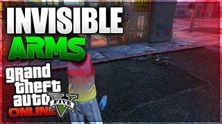 GTA 5 Online *SOLO INVISIBLE ARMS GLITCH NO VIP After Patch 1.33 How to Get Invisible Arms 1.33