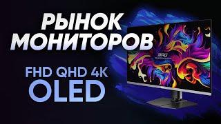 Лучшие FHD QHD 4K мониторы 2024  2K UHD OLED