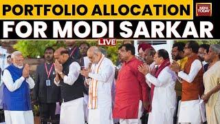 LIVE NDA To Allocate Portfolio To Ministers  NDA Cabinet Meeting News LIVE  India Today LIVE