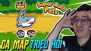 Tôi tìm được CÁ MẬP CẤP 3 bá đạo với lối chơi TRIỆU HỒI nhưng ... Super auto pets