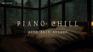 Gentle Forest Rain on Window ️ Sleep Music for Relaxation and Anxiety Relief 