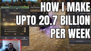 Black Desert How I Make Up To 20.7 Bil Per Week With A Full Time Job.