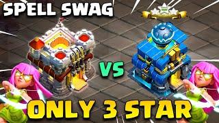 ONLY 3 STAR - TH11 VS TH12 CWL 2023 Attack with Spell Swag